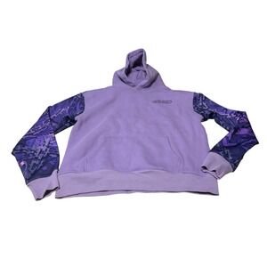 Kannibalen SKULL MACHINE Graffiti Purple Hoodie Sweatshirt Sz S TubGO